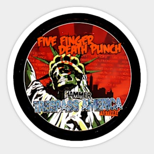 Death punch Ny Sticker